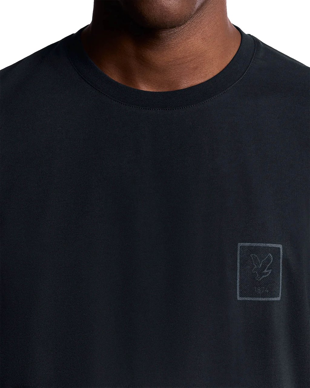 Lyle & Scott Rubberised T-shirt Blauw