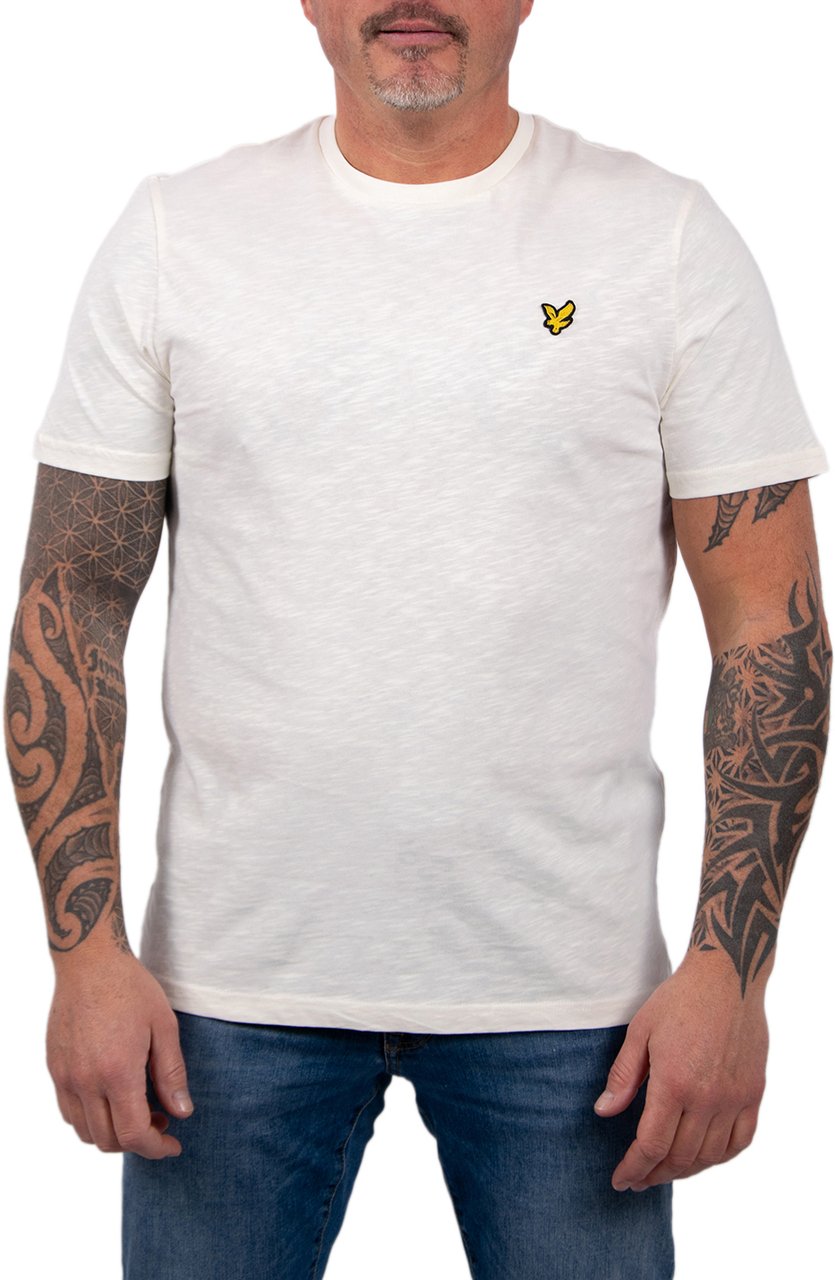 Lyle & Scott Fine Slub T-Shirt Beige