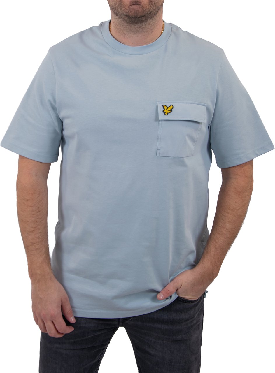Lyle & Scott Lyle & Scott Cargo Pocket T-Shirt Blauw