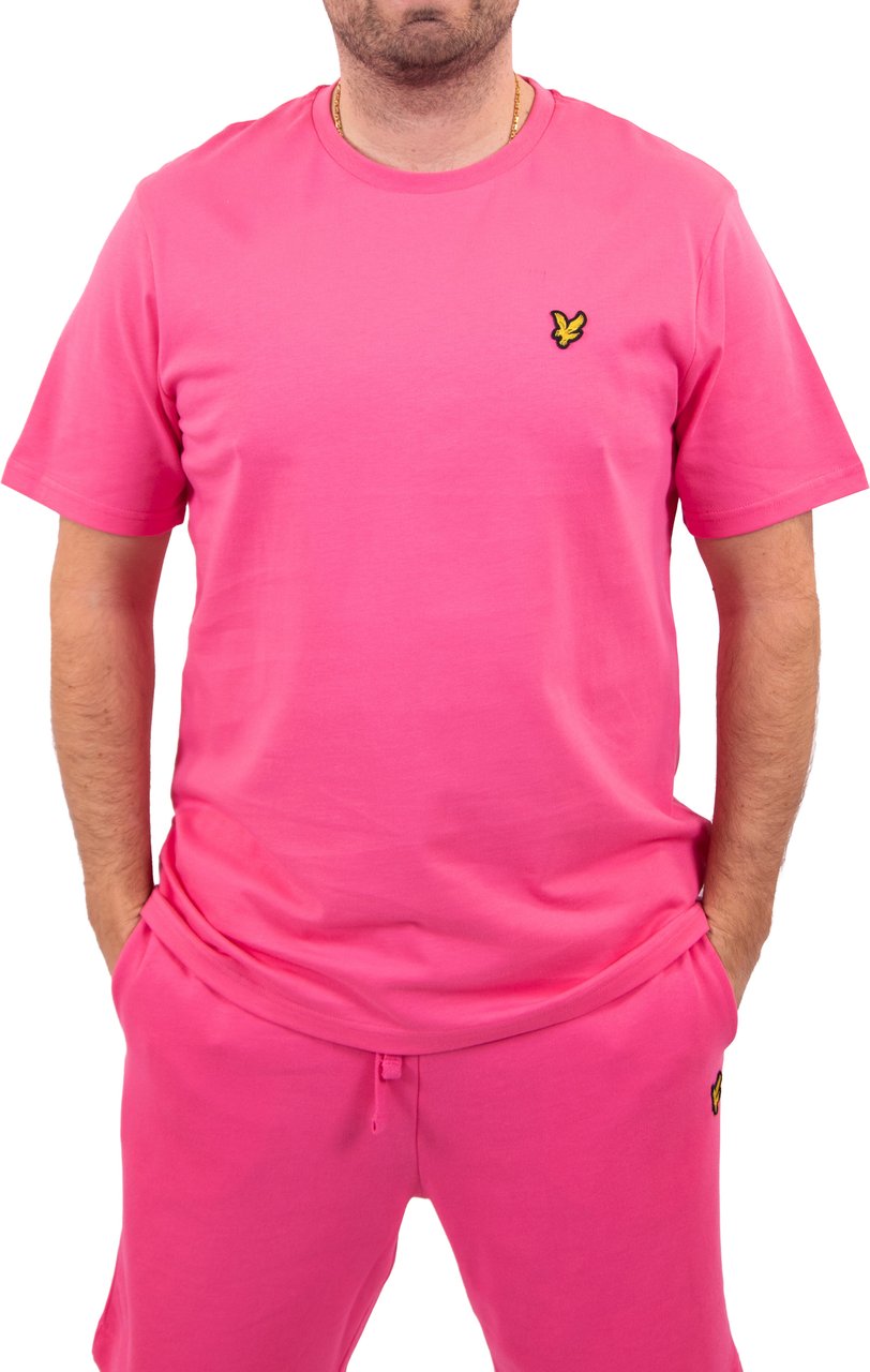 Lyle & Scott Lyle & Scott Plain T-Shirt Y120 Roze
