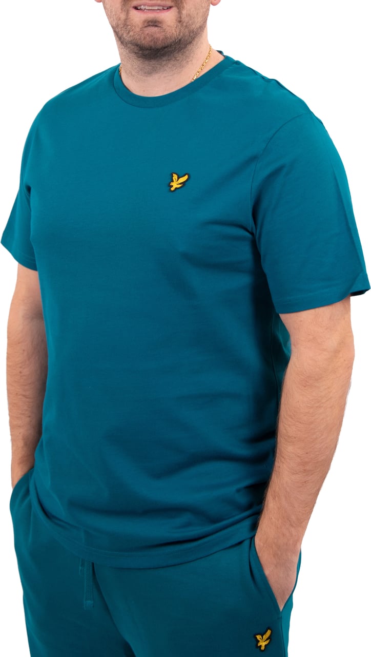 Lyle & Scott Lyle & Scott Plain T-Shirt Y134 Blauw