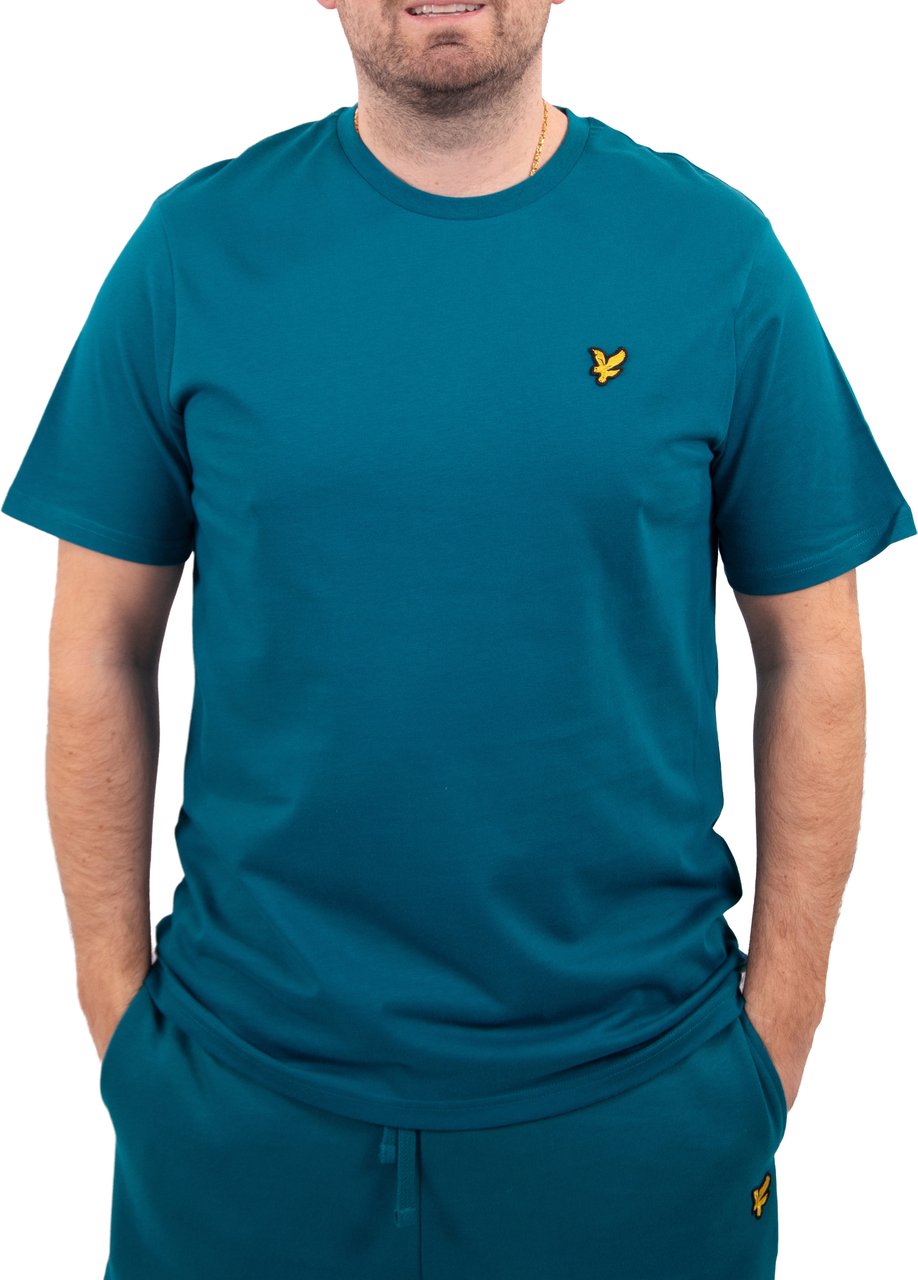 Lyle & Scott Lyle & Scott Plain T-Shirt Y134 Blauw
