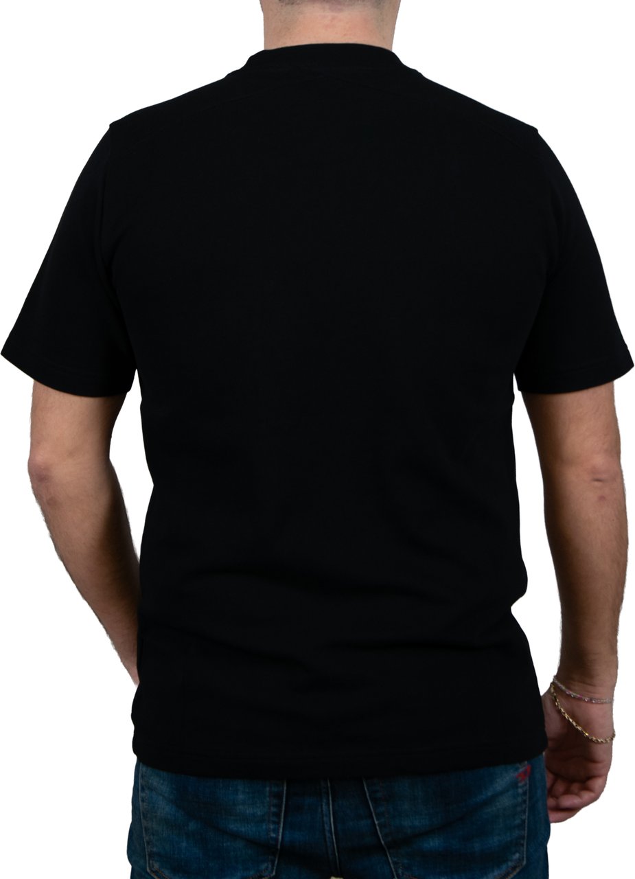 Ma.Strum SS Pique Pocket Tee Zwart