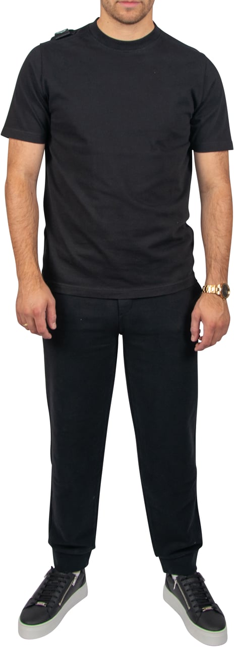 Ma.Strum Ma.Strum Badge Tee Zwart
