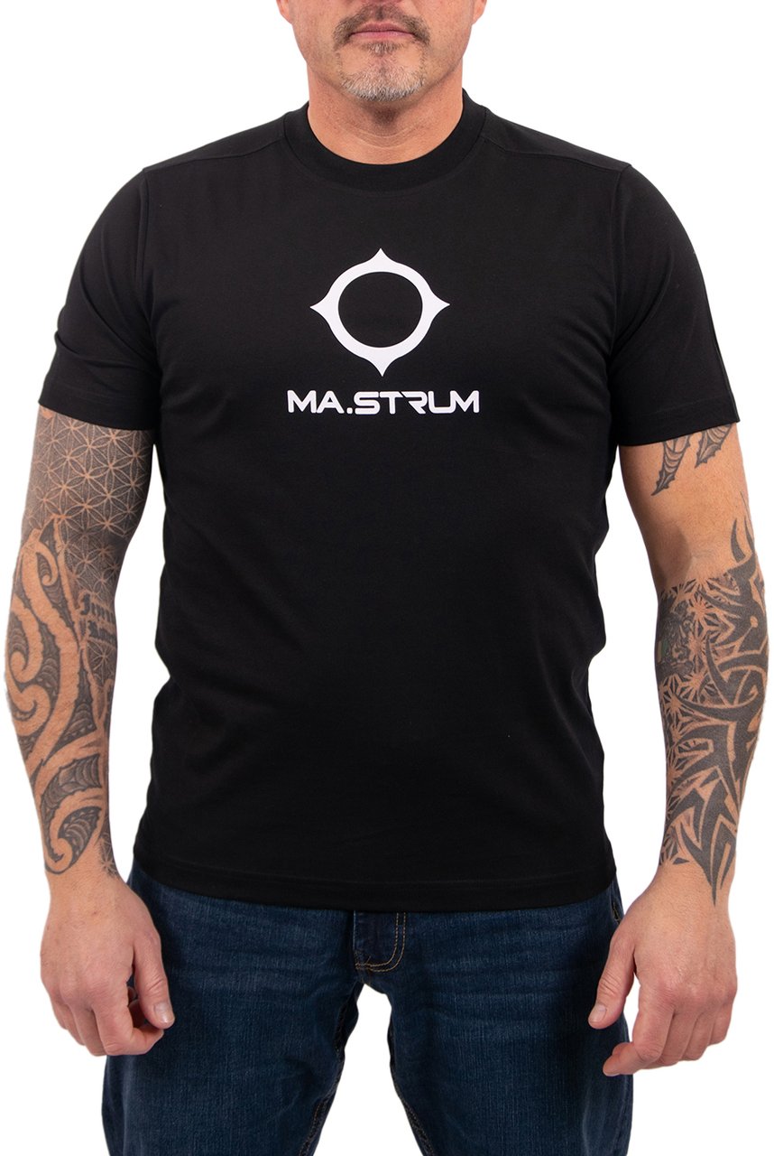 Ma.Strum Ma.Strum Beam Logo Tee Zwart