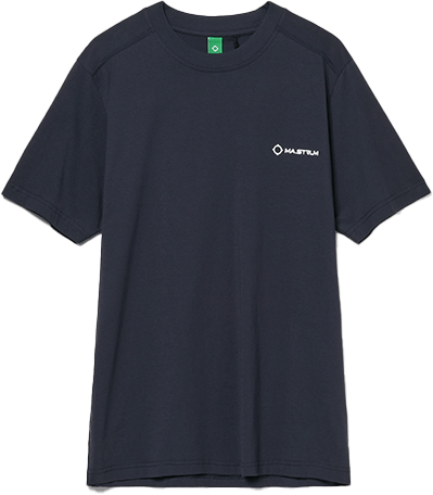 Ma.Strum Ma.Strum Yawl Back Print Tee Blauw