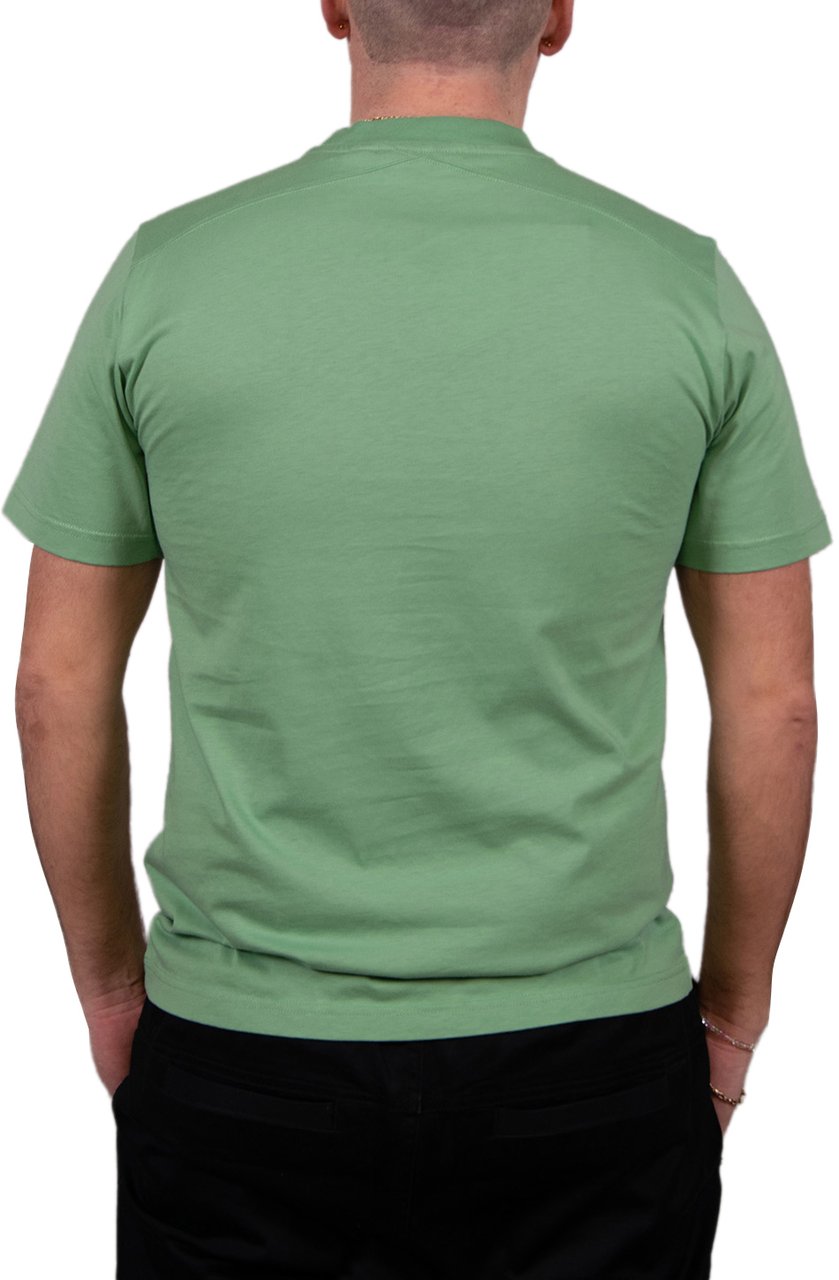 Ma.Strum Tromple Loeil Badge Tee Groen