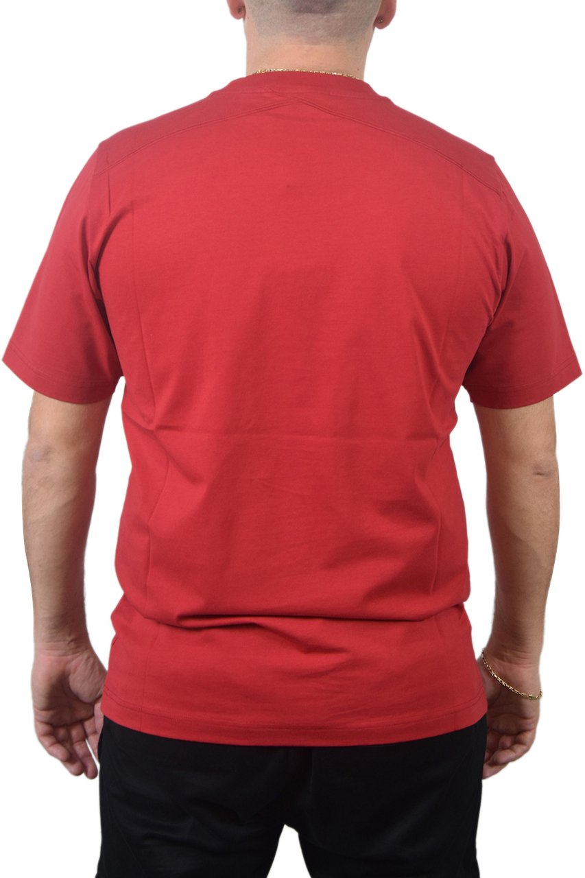 Ma.Strum Ma.Strum Tromple Loeil Badge Tee Rood
