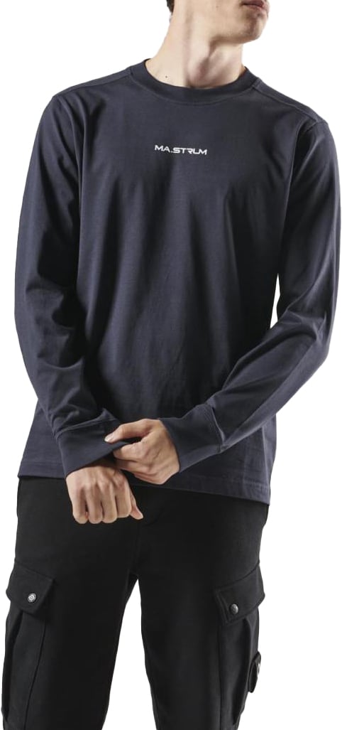 Ma.Strum Ma.Strum LS Ma.Strum Printed Tee Blauw