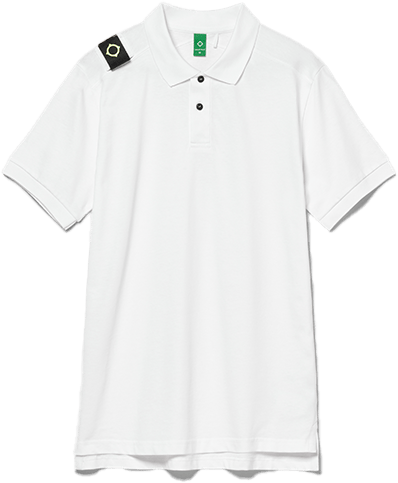 Ma.Strum Ma.Strum Volt Jersey Polo Wit