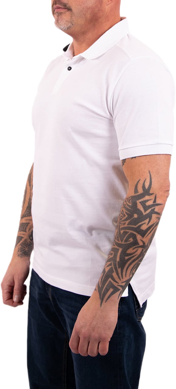 Ma.Strum Ma.Strum Volt Jersey Polo Wit