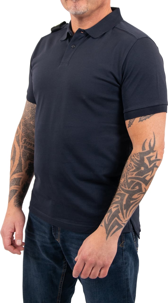 Ma.Strum Ma.Strum Volt Jersey Polo Blauw