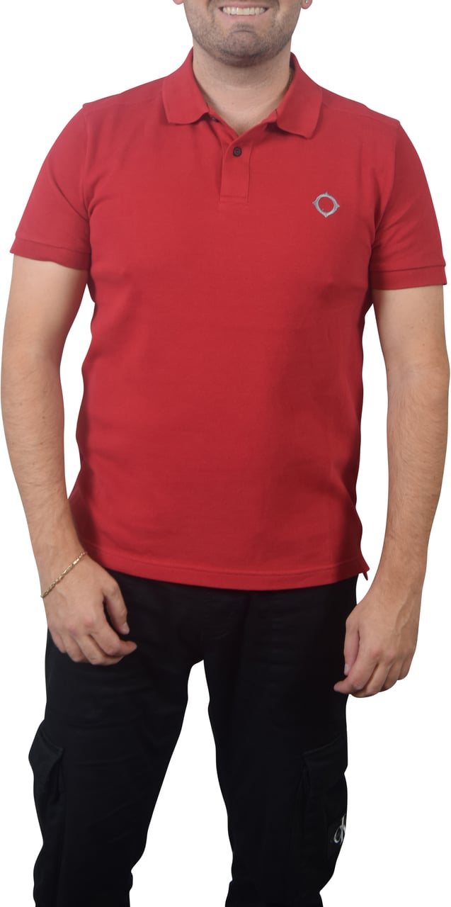 Ma.Strum Ma.Strum SS Pique Polo Rood
