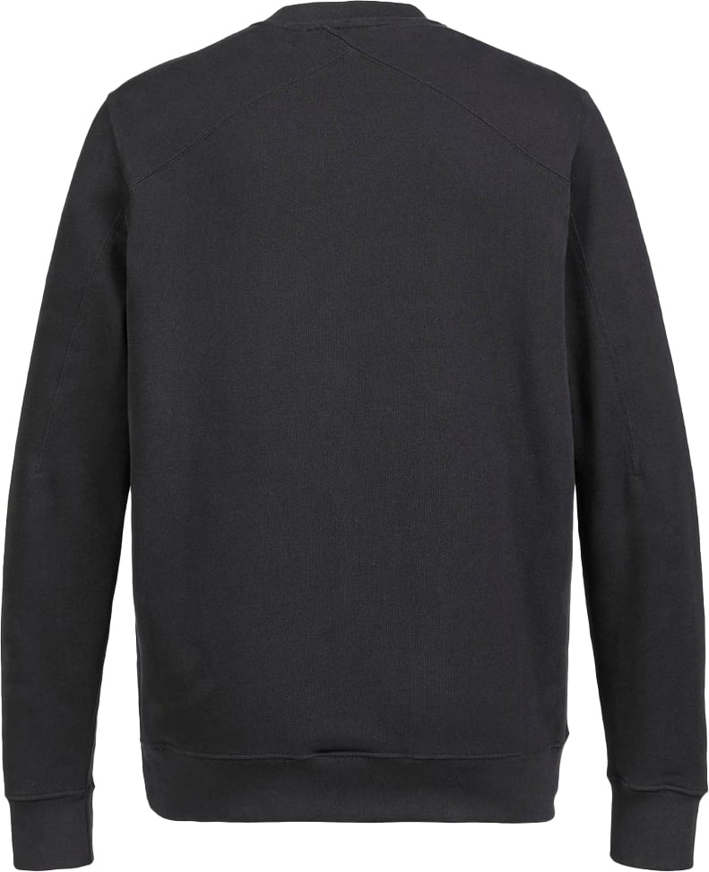 Ma.Strum Ma.Strum Crew Neck Applique Logo Sweat Zwart
