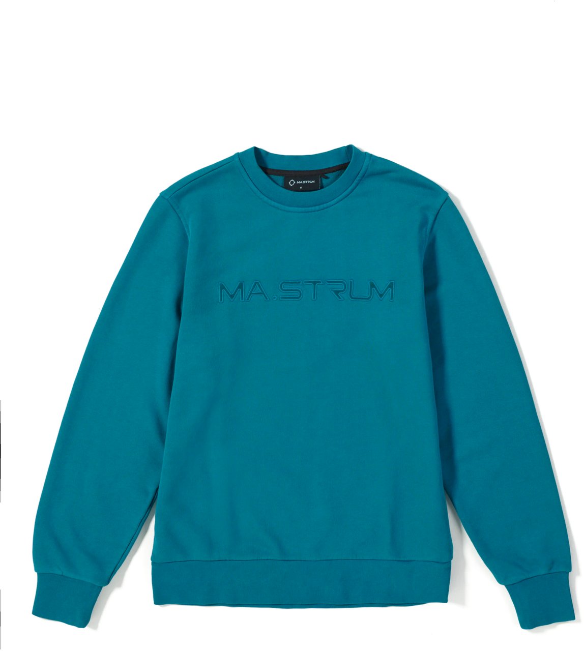 Ma.Strum Ma.Strum Crew Neck Applique Logo Sweat Groen