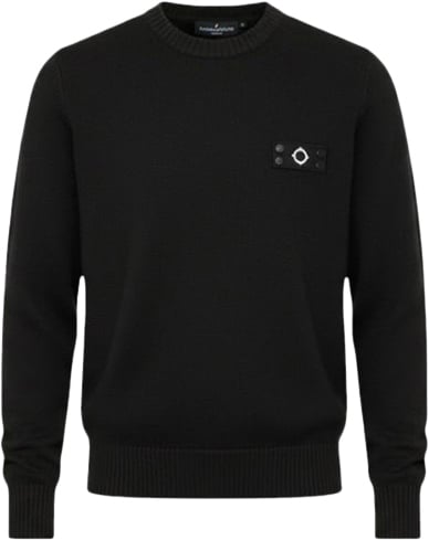 Ma.Strum Ma.Strum Montage Crew Knit Zwart
