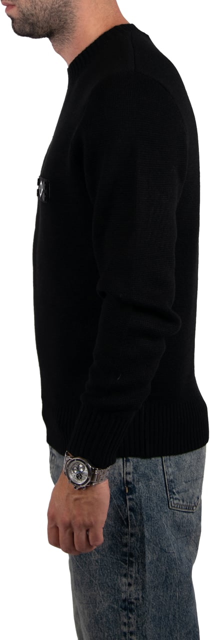 Ma.Strum Ma.Strum Montage Crew Knit Zwart