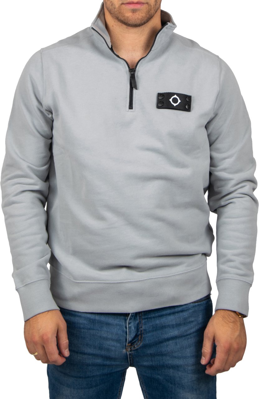 Ma.Strum Ma.Strum NEO Quarter Zip Sweat Grijs