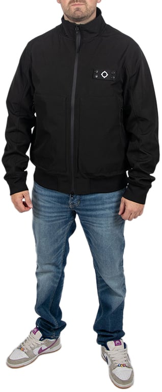 Ma.Strum Ma.Strum Brigade Softshell Bomber Zwart