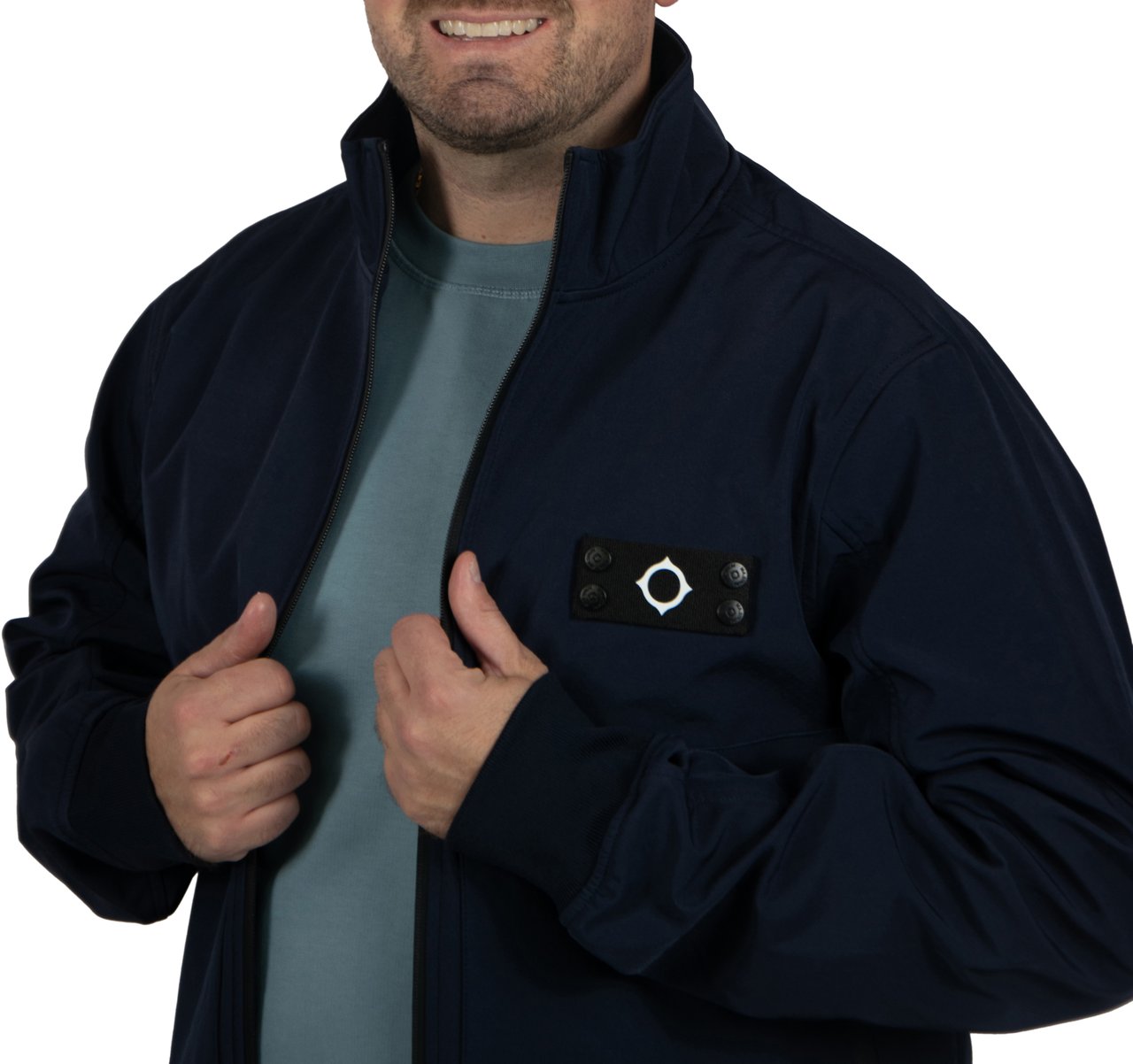 Ma.Strum Ma.Strum Brigade Softshell Bomber Blauw