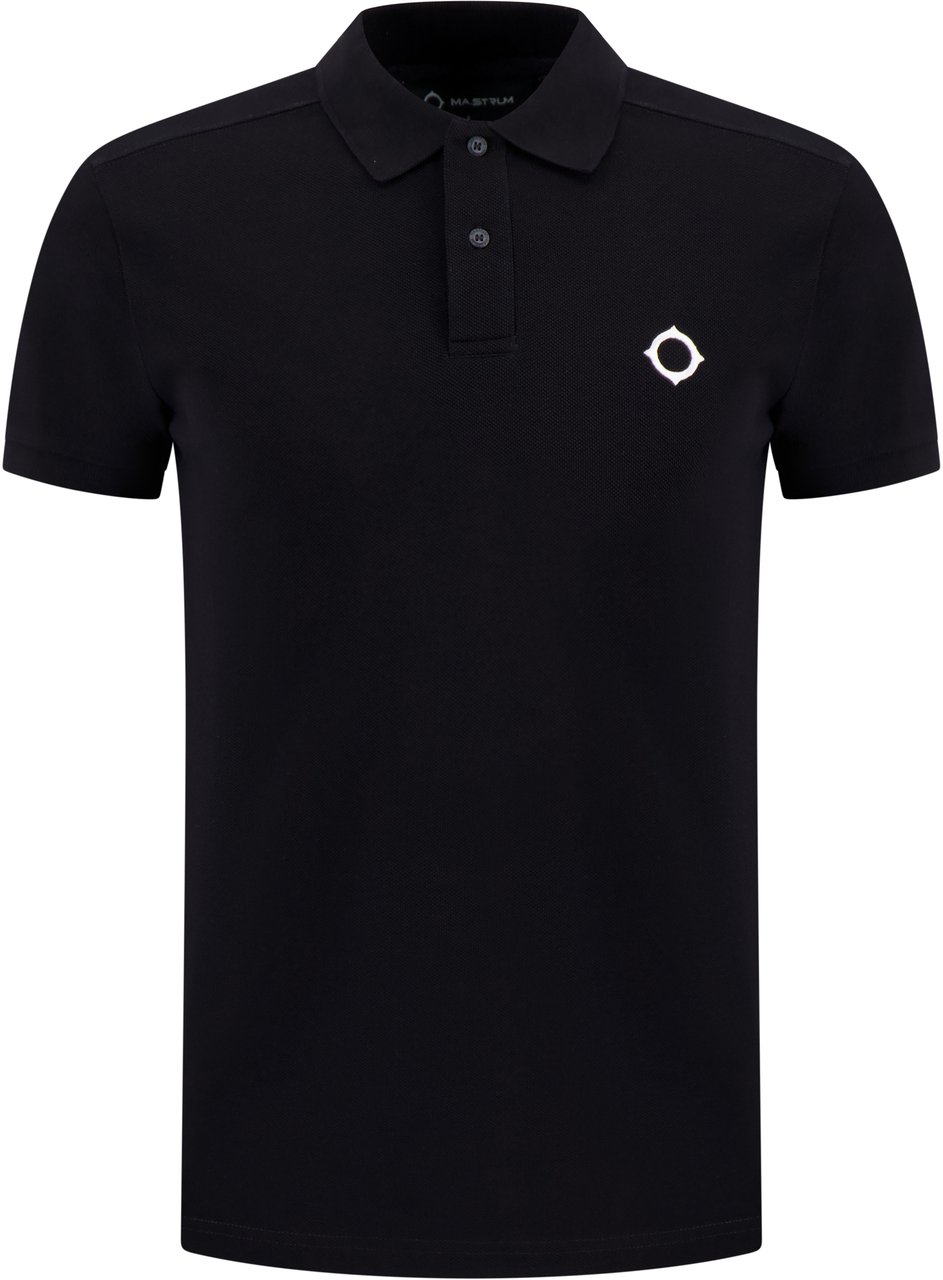 Ma.Strum Polo Zwart Zwart