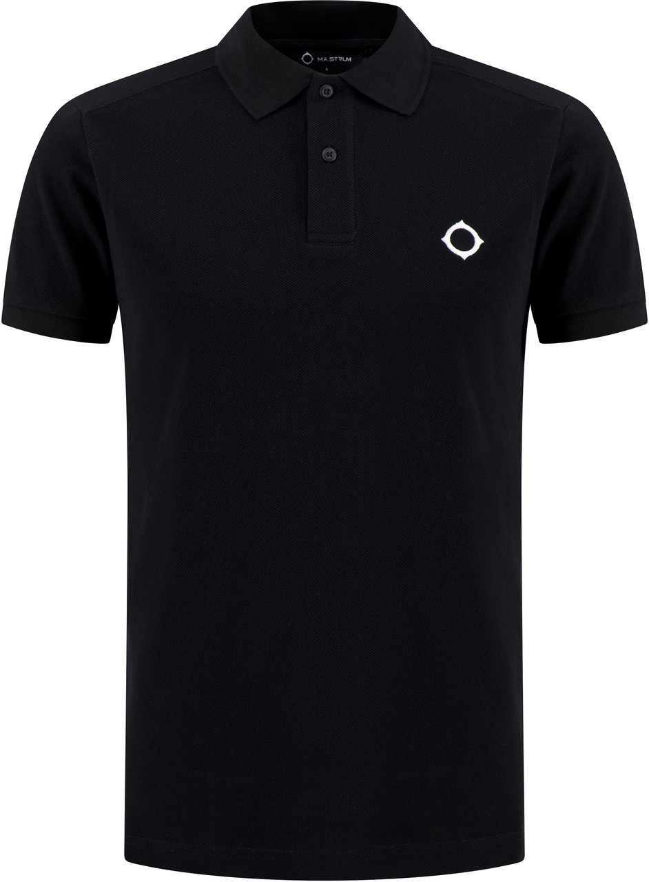 Ma.Strum Polo Zwart Zwart