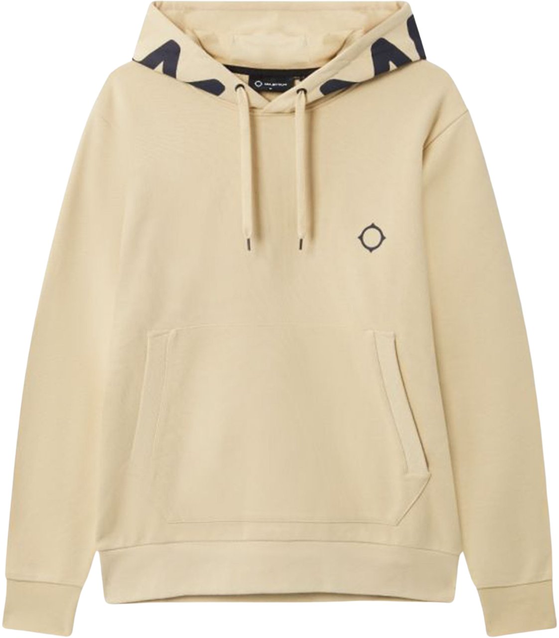Ma.Strum Mastrum Logo Hoodies Ecru Mas4519 M021 Ash Wit