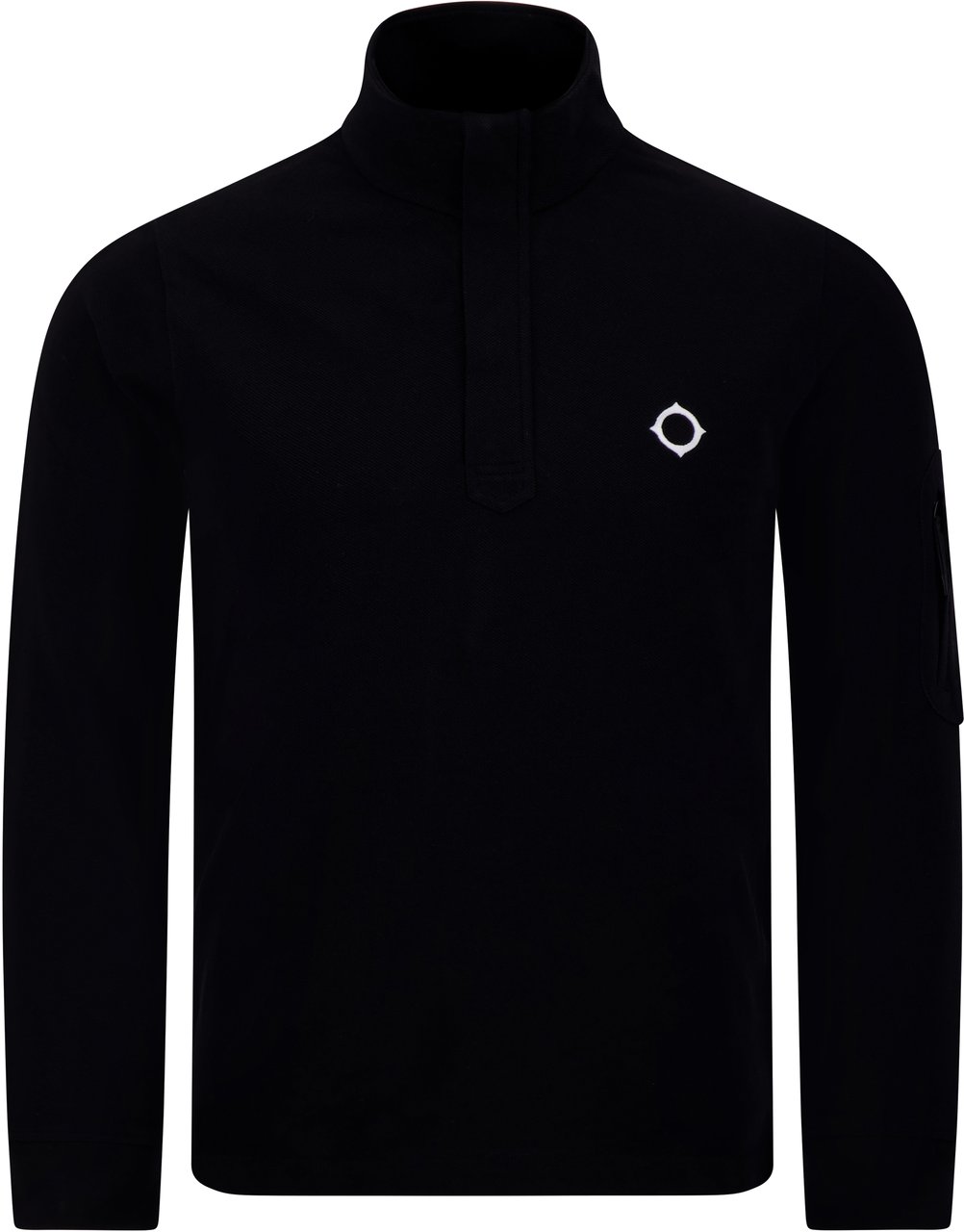 Ma.Strum Polo Zwart Zwart