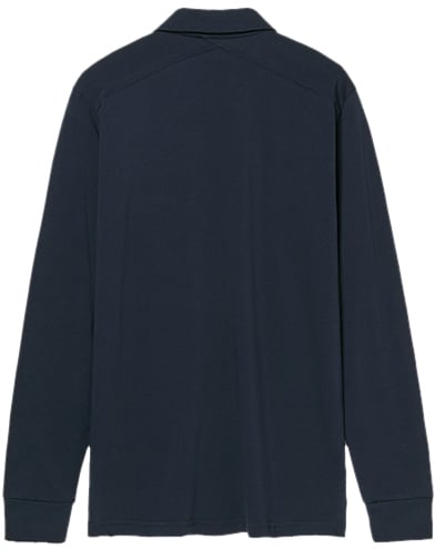 Ma.Strum Crest LS Jersey Polo Blauw