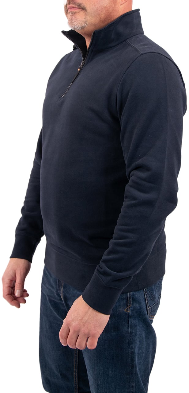 Ma.Strum 1/4 Zip Sweat Blauw