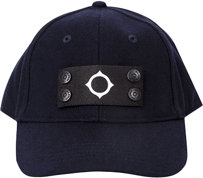 Ma.Strum Ma.Strum Ma.Strum Wool Badge Cap Blauw
