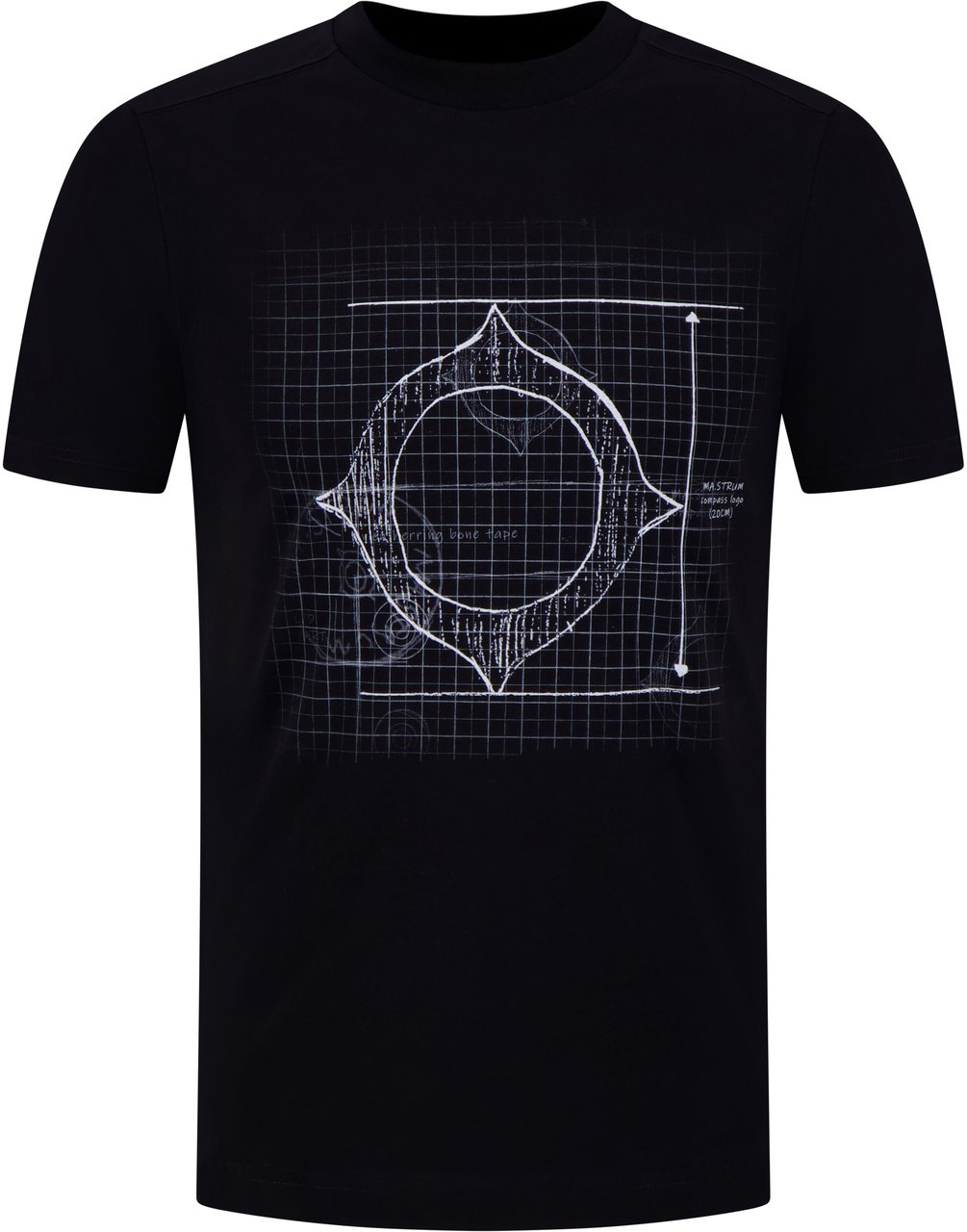 Ma.Strum T-shirt Zwart Zwart