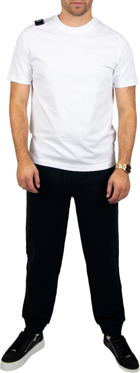 Ma.Strum Ma.Strum Badge Tee Wit