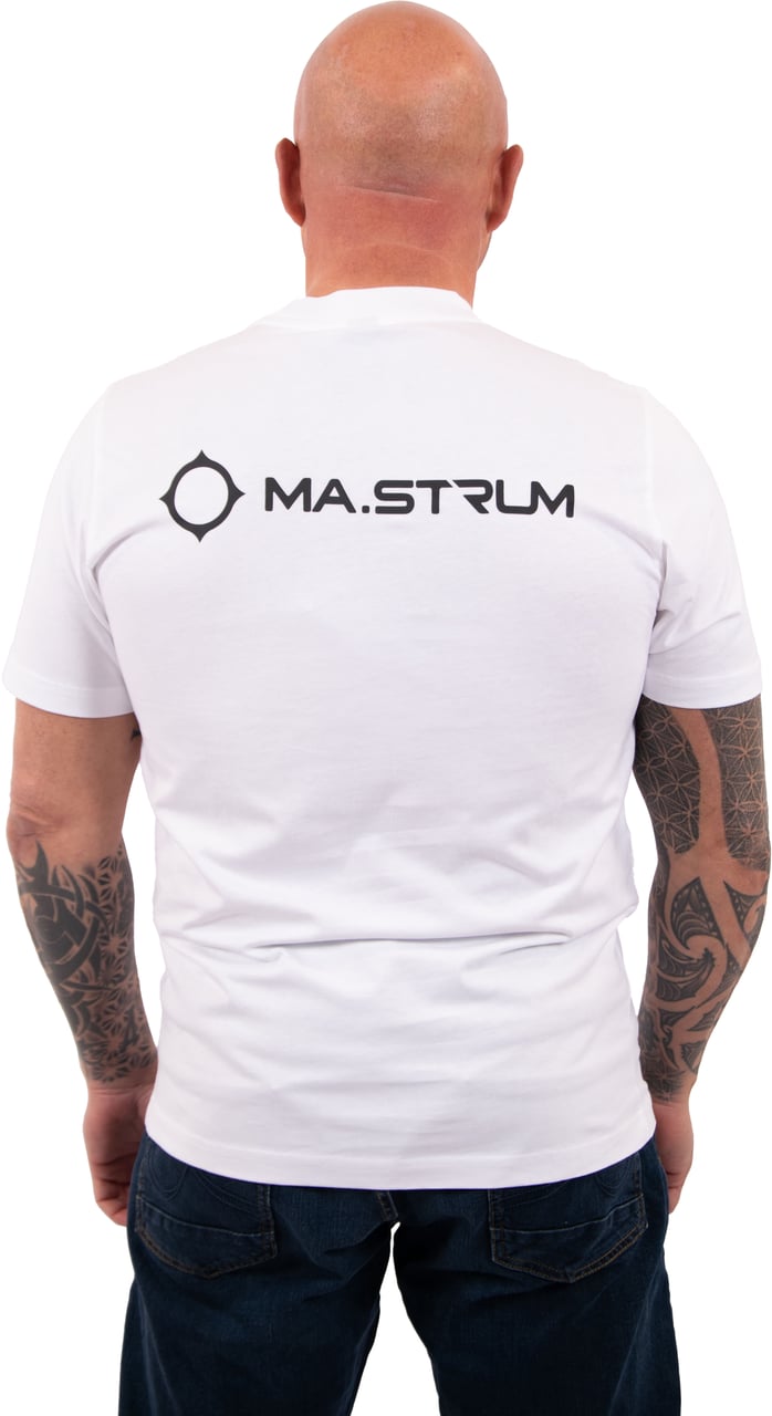 Ma.Strum Ma.Strum Yawl Back Print Tee Wit