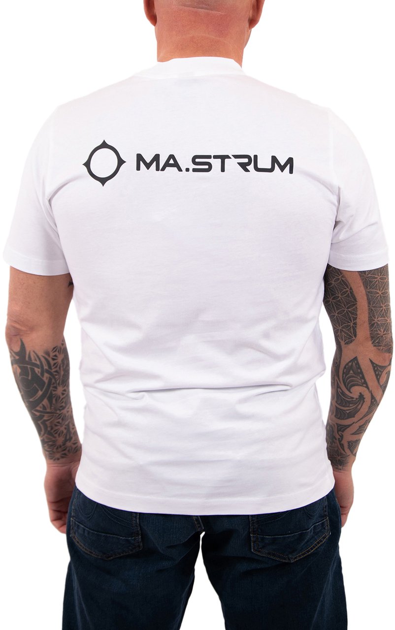 Ma.Strum Yawl Back Print Tee Wit