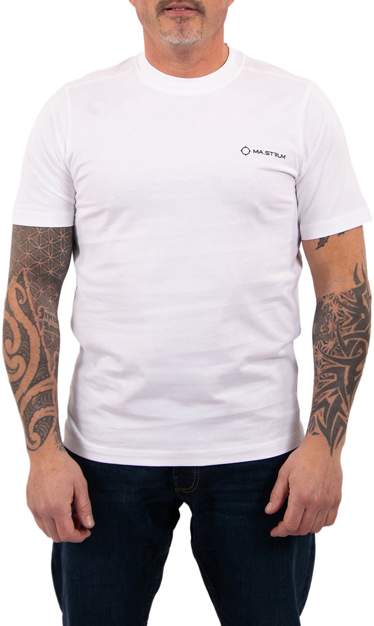Ma.Strum Yawl Back Print Tee Wit