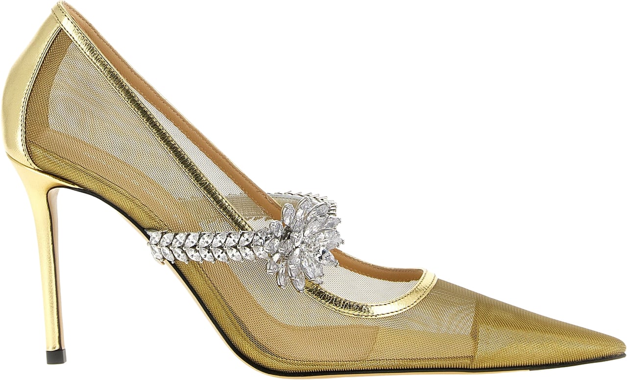 Mach&Mach MACH & MACH Gold Polyamide High Heel Pumps Goud