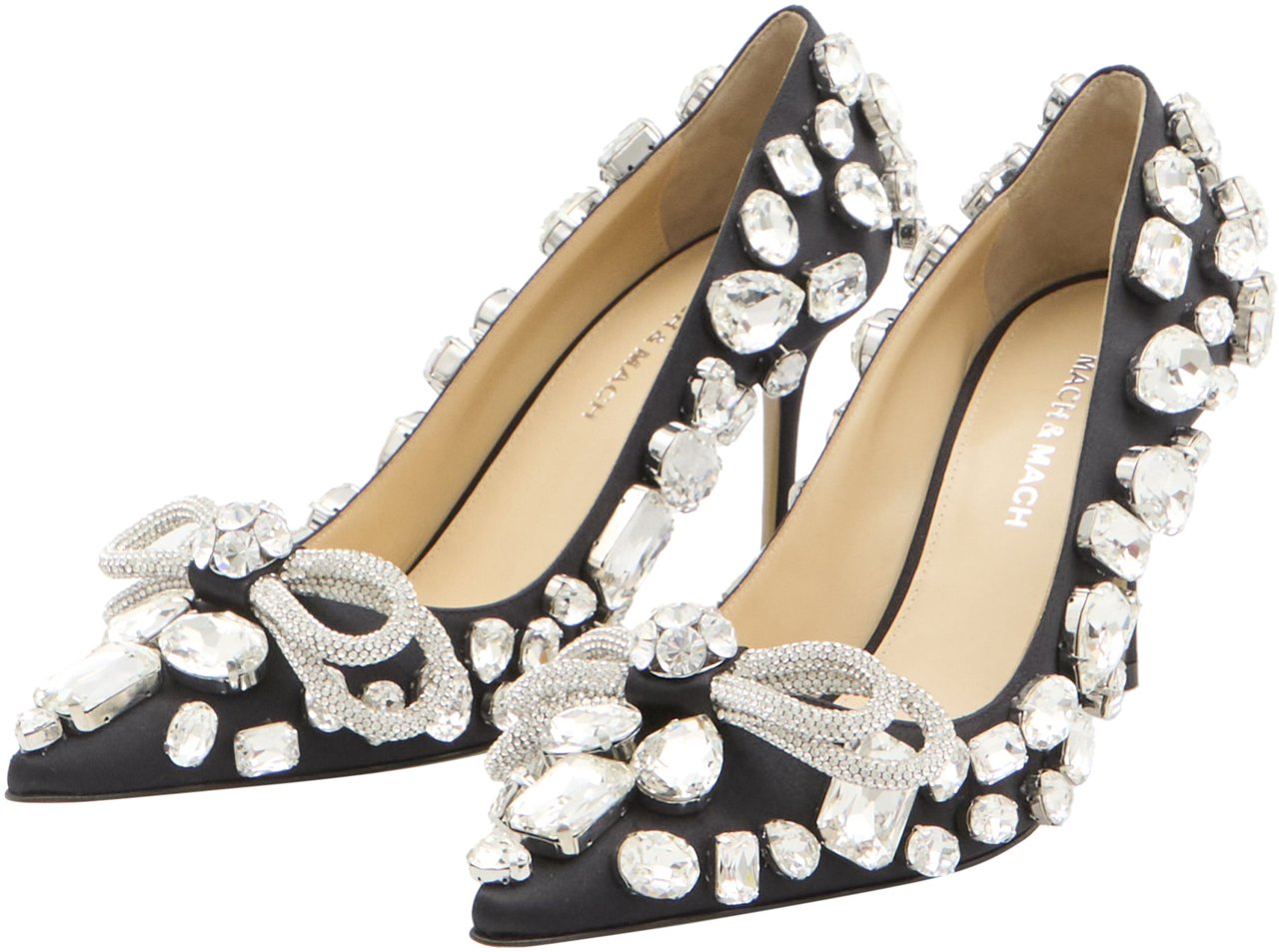 Mach&Mach Double Bow Pumps Zwart