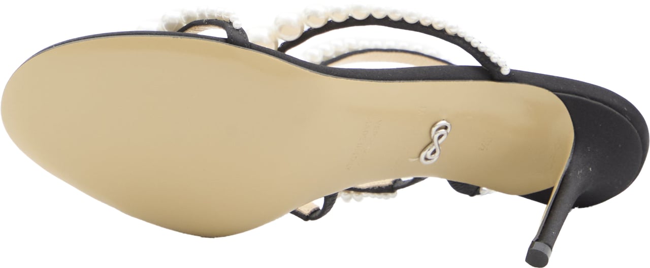 Mach&Mach Sirene sandals Zwart