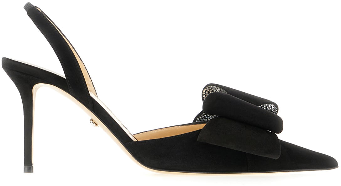 Mach&Mach Mach&mach Black suede Le Cadeau pumps Zwart