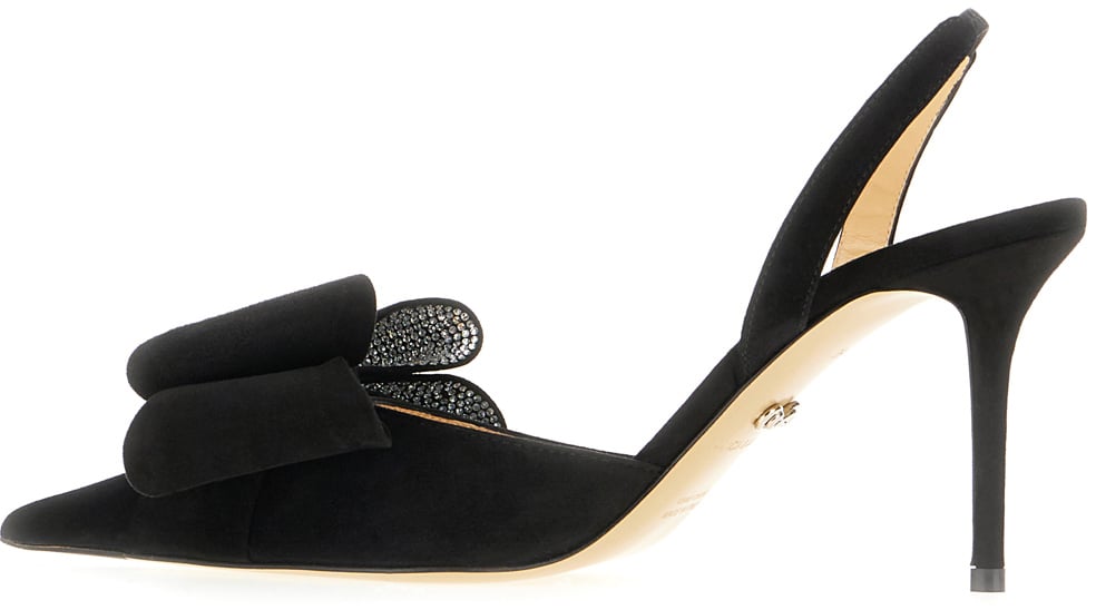 Mach&Mach Mach&mach Black suede Le Cadeau pumps Zwart