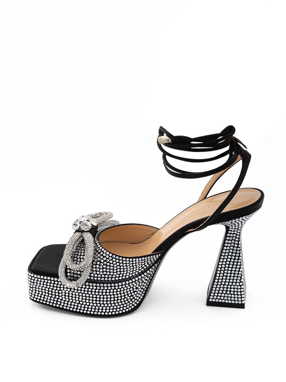 Mach & Mach pre Mach & Mach Heeled Sandals Black Divers