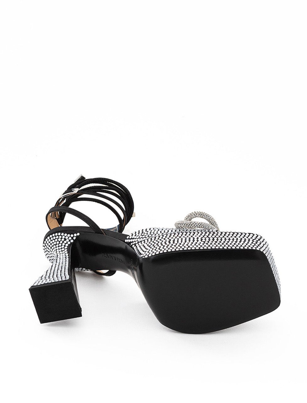 Mach & Mach pre Mach & Mach Heeled Sandals Black Divers