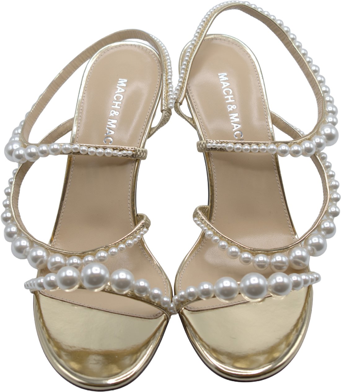 Mach&Mach Sandals Gold Goud