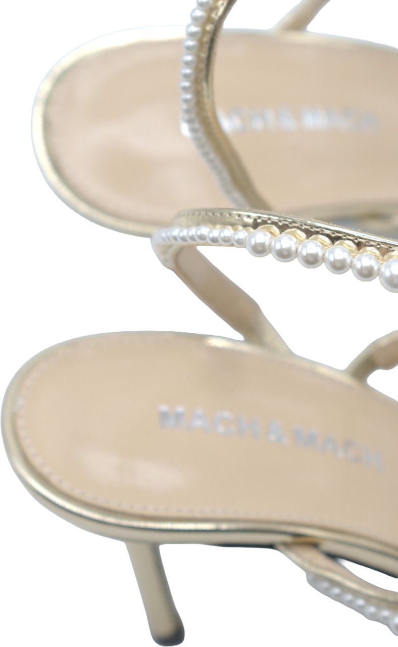 Mach&Mach Sandals Gold Goud