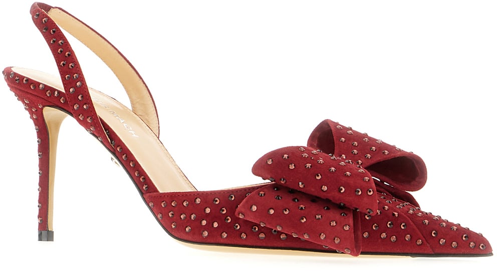 Mach&Mach Mach&mach Bordeaux suede Le Cadeau pumps Rood