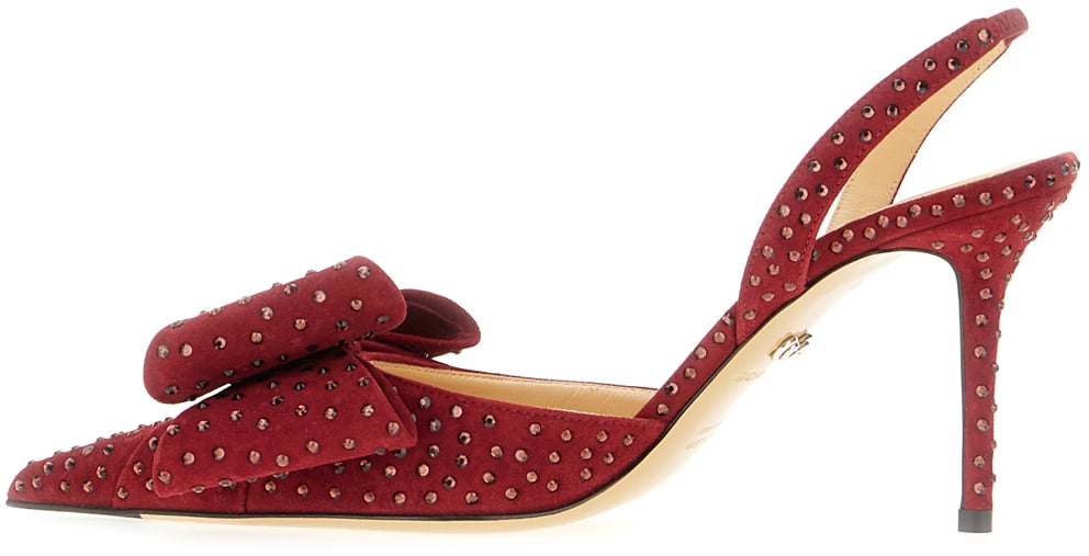 Mach&Mach Mach&mach Bordeaux suede Le Cadeau pumps Rood