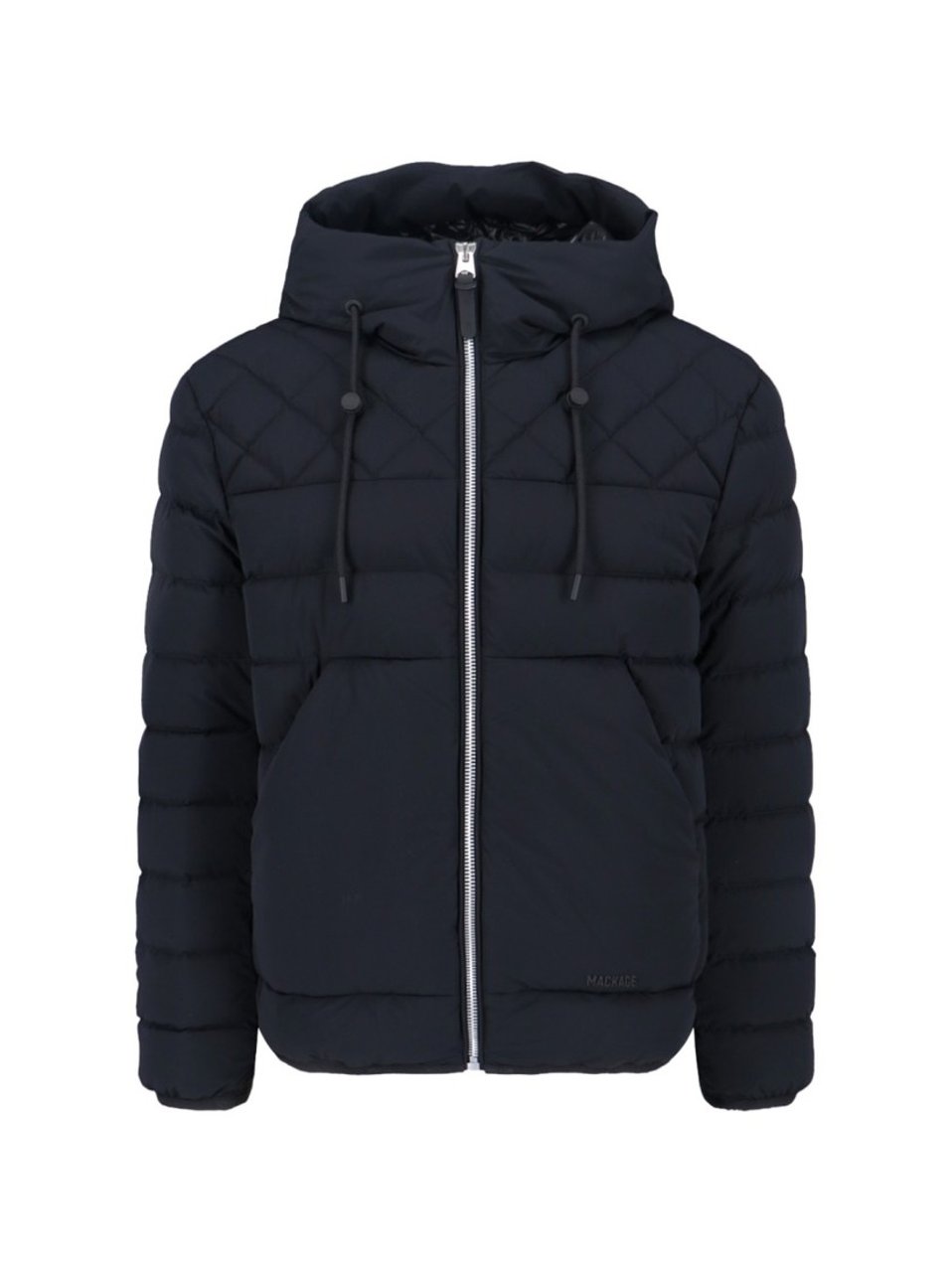 Mackage Adjustable Hood Quilted Down Jacket Zwart