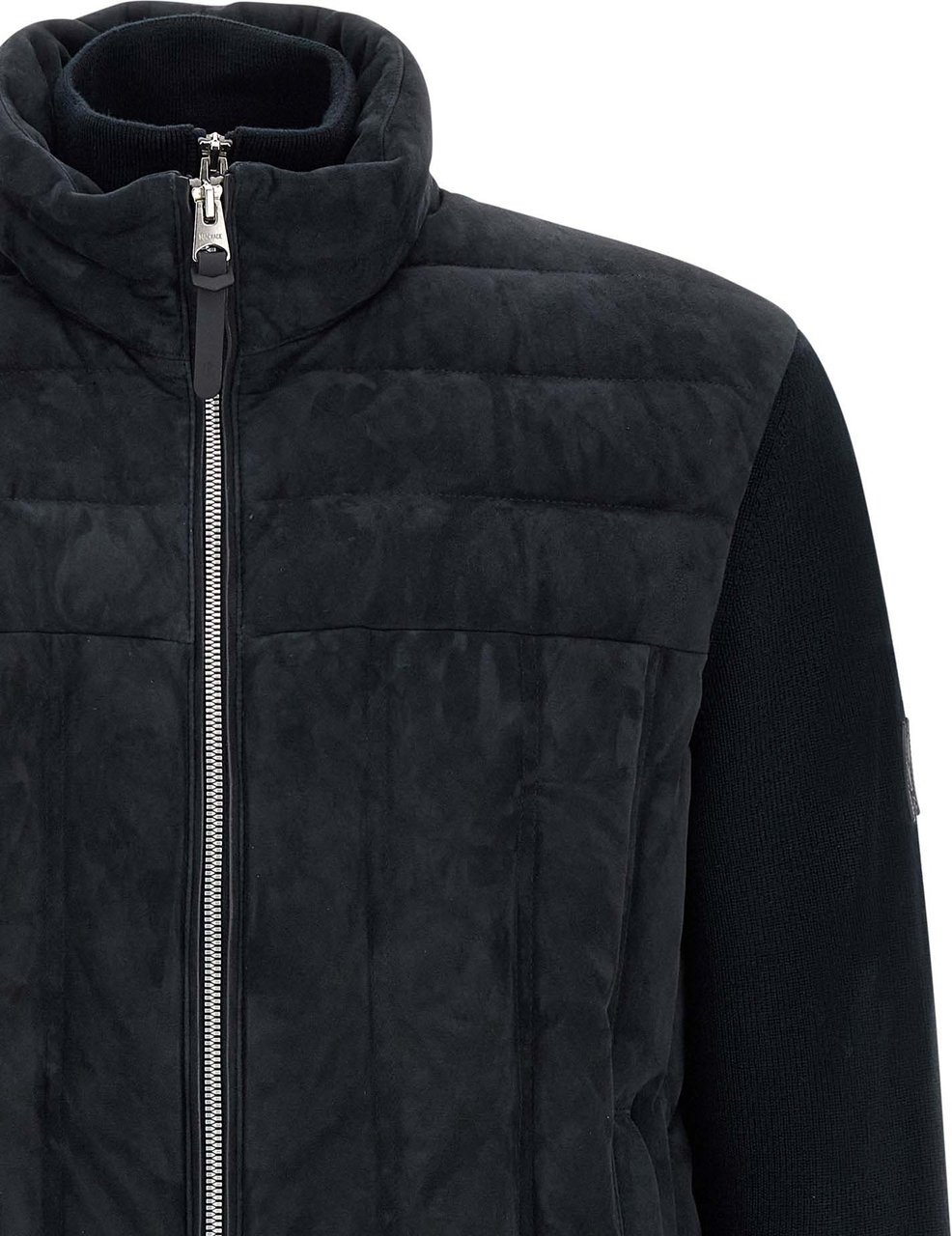 Mackage Blue Virgin Wool Full-Length Jacket Blauw