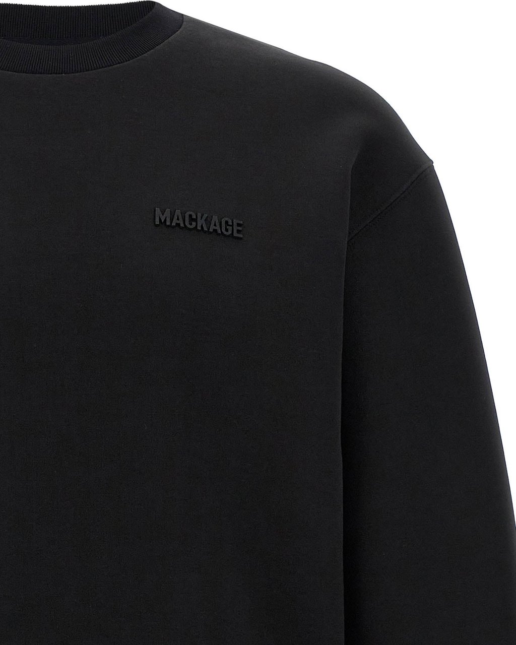 Mackage Black Cotton Sweatshirt Zwart